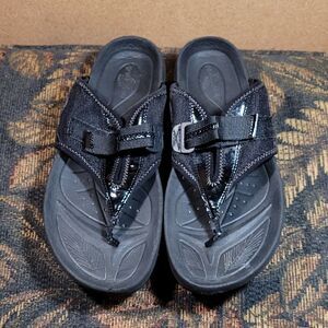 Naturewalk Women's Black Ambiance Excercise Sandals- Size 9
